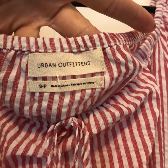 Tiered, Seersucker Urban Outfitters dress - Picture 3 of 5